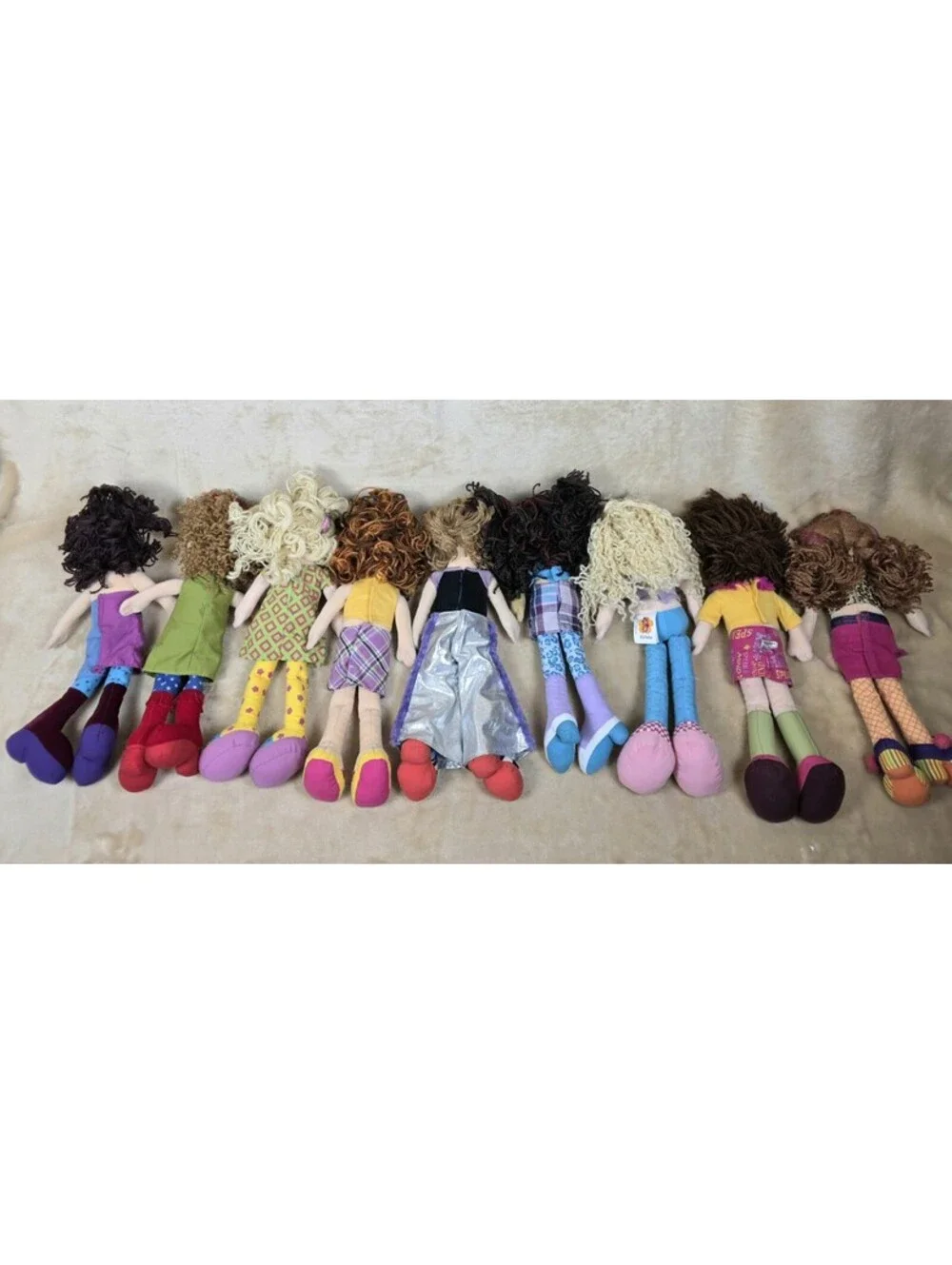 Groovy Girls Lot of 9 Dolls  Moped Manhattan Toys Retro Y2K